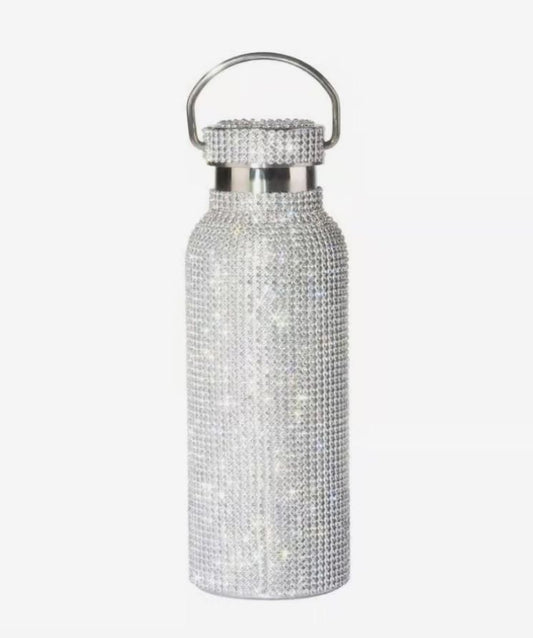 Luxusní Láhev s perličkami a krystaly – Silver Queen 750 ml